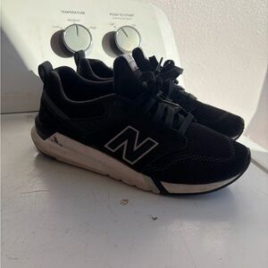 New Balance Black and White Athletic Shoes